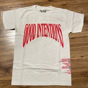 NAV x VLONE Men’s White T-Shirt (Size Small)